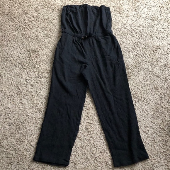 talbots black jumpsuit